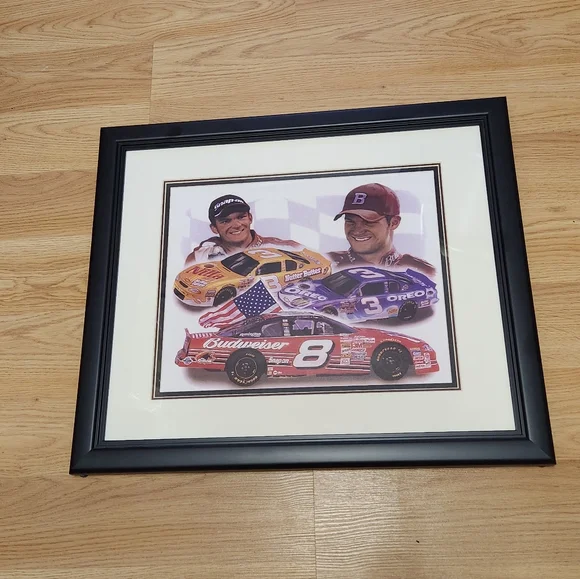 Dale Earnhardt Jr framed matted 17x20 - Picture 1 of 3